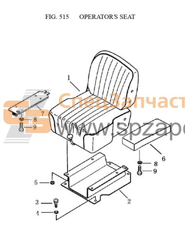 23Y-53B-01000 seat