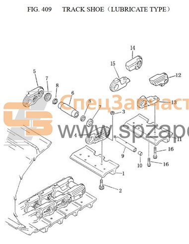 2P9655 link master (bushing side (R.H))