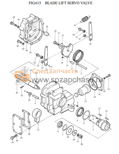 702-12-13001 servo valve for blade tilt