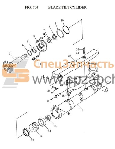 707-27-16211 head cylinder