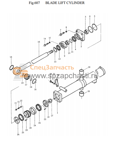 707-44-14080 packing piston