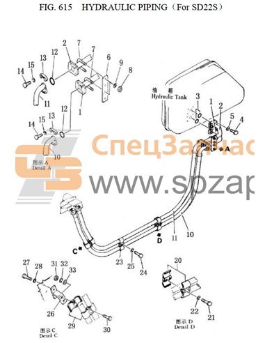 TS220.611-3 bracket