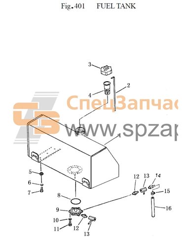 Крышка топливного бака 07050-21200 с замком SD16