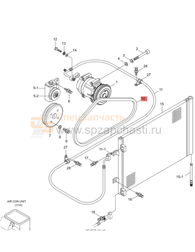 11N6-90250 V-ремень