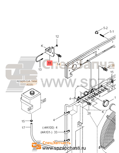 11Q6-40551 Bracket