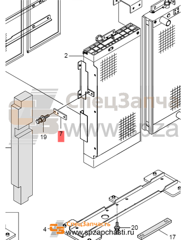 11Q6-40760 Bracket-Stay, Lh