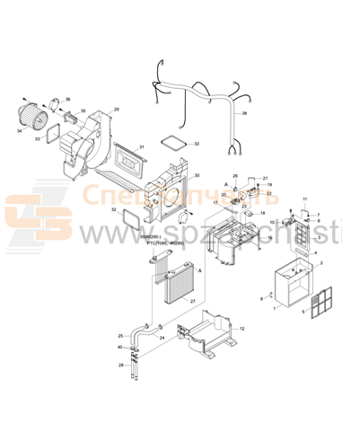 11Q6-90120 Heater Unit