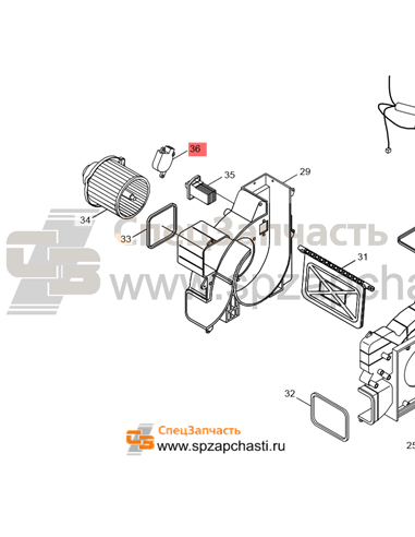 11Q6-90520 Actuator-Motor,Vent