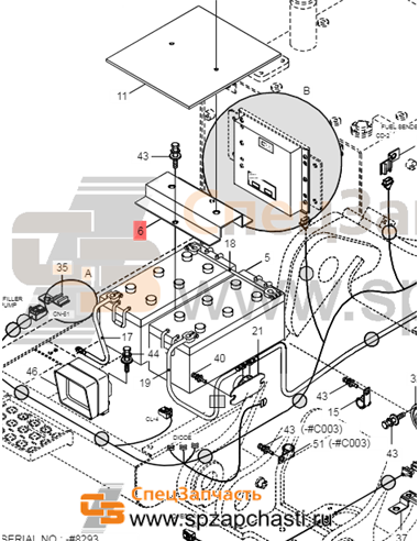 21N8-42060 Bracket-Battery