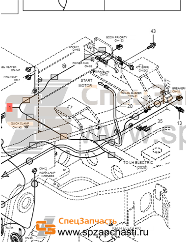 21Q6-18501 Harness-Frame