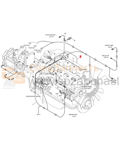 21Q8-16420 Harness-Pump Ps