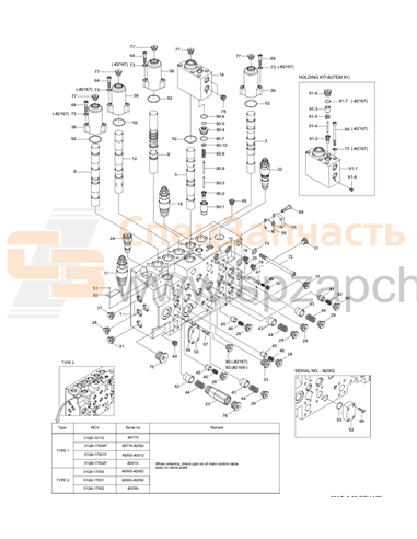 31Q8-17000 главный гидрораспределитель