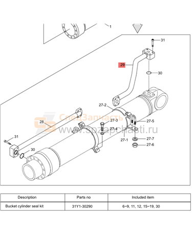 31Y1-30960 Pipe Assy-B