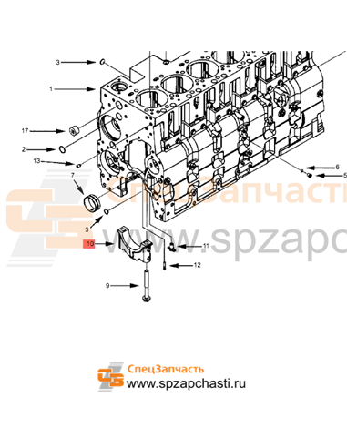 3936058 Cap-Main Bearing