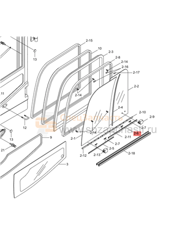 71Q6-03281 Rail