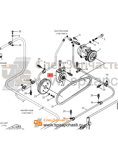 A4760-508-00-2 Bracket-Pulley