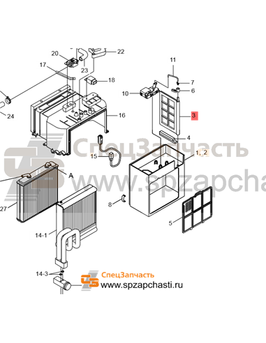 AM47000200-2 Damper Assy-Intake