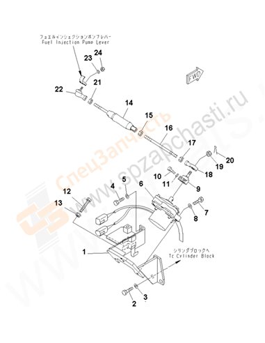 Fig. B0400-01a0 Fuel Control(200001-250000)