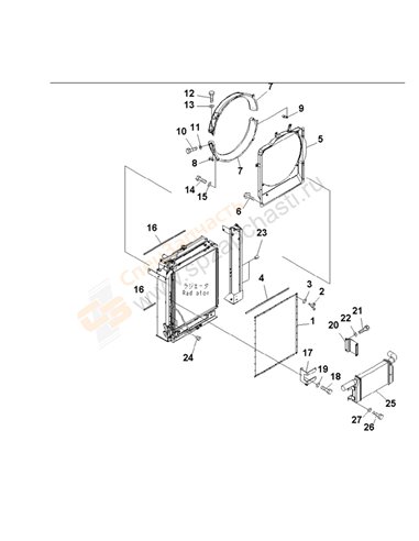 Fig. C0100-02a1 Cooling (After Cooler) (Without Air Conditioner)