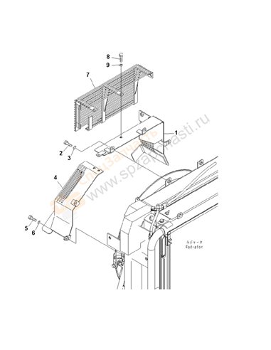 Fig. C0310-01a3 Fan Guard (Sandy And Dusty Terrain Spec.)