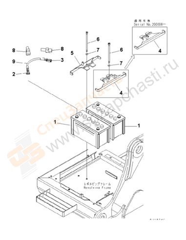 Fig. E0100-01a0 Battery (115e41r)