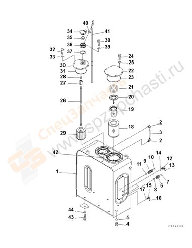 Fig. H0110-01a0 Hydraulic Tank