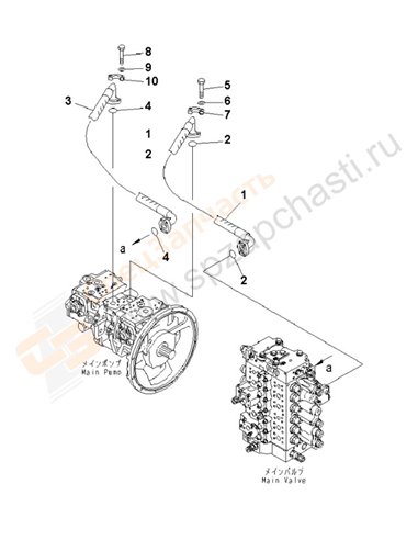 Fig. H0312-01a0 Delivery Line(200001-200007)