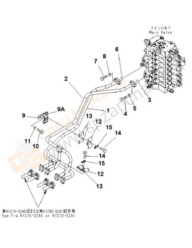 Fig. H1210-01a0 Boom Line (Boom Lines)