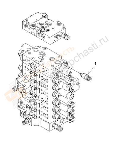 Fig. H1270-01a1 Relief Valve (280 Kg/Cm2) (For Service Valve)