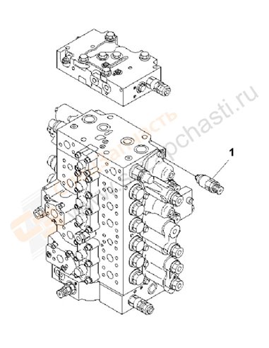 Fig. H1270-01a4 Relief Valve (175 Kg/Cm2) (For Service Valve)