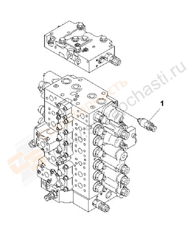 Fig. H1270-01a5 Relief Valve (280 Kg/250 Kg/Cm2) (For Service Valve)