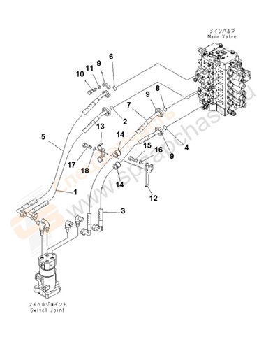 Fig. H1310-01a0 Travel Lines