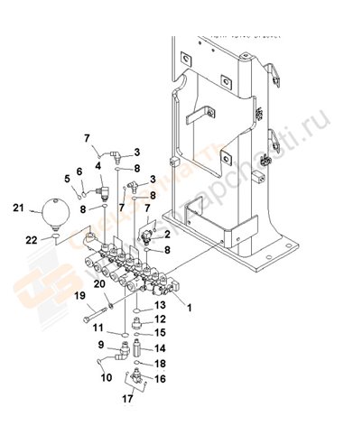 Fig. H1831-01a1 Solenoid Valve (Valve) (1 Actuator)