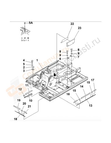 Fig. J1110-01a1 Revolving Frame (Cover And Bracket) (For Corrosion Resist0r)(200001-202229)