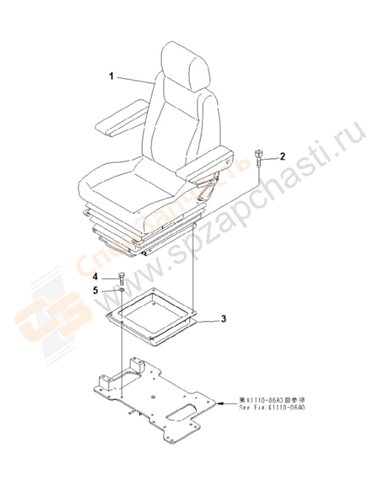 Fig. K0110-01a0 Operator's Seat (Fablic)