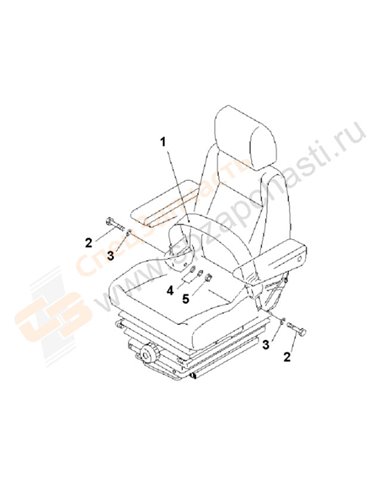 Fig. K0160-01a2 Seat Belt (78mm Wide) (Non-Cinching)(203157-)