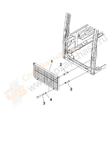 Fig. K0230-01a0 Front Guard (Half)