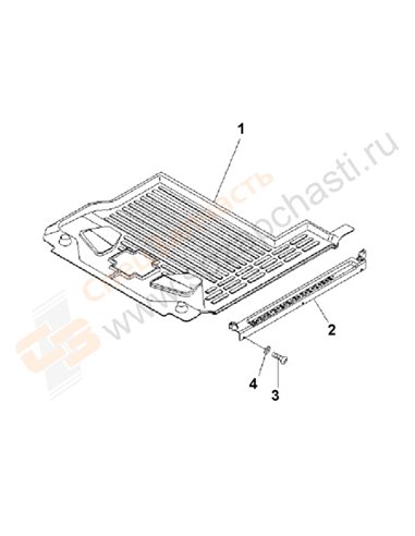 Fig. K0310-01a0 Floor Mat(200001-250000)