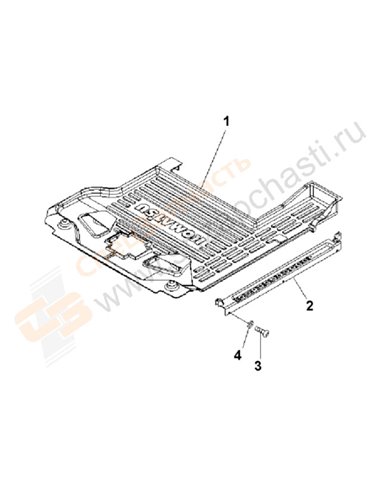 Fig. K0310-01a0a Floor Mat(250001-)