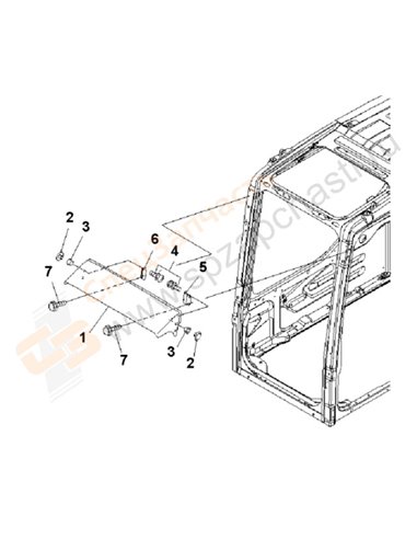 Fig. K0320-01a0 Rain Visor(200001-200307)