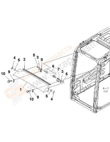 Fig. K0320-01a0a Rain Visor(200308-)