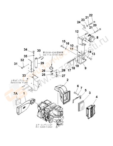 Fig. K0700-01a0a Air Conditioner (Duct)(201285-250000)