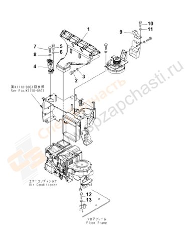 Fig. K0700-03a2 Big Wind Air Conditioner (Rear Duct)