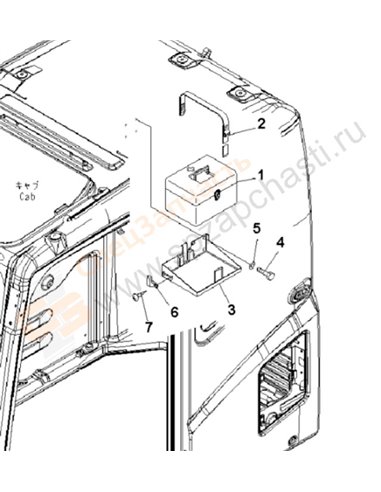 Fig. K0840-01a0 First Aid Box (Cold Weather A Spec.)(202230-)