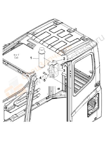 Fig. K0850-01a0 Thermos Bottle (Cold Weather A Spec.)(202230-)