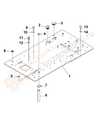 Fig. K1110-01a0 Floor Frame (Floor Frame)(200001-250000)