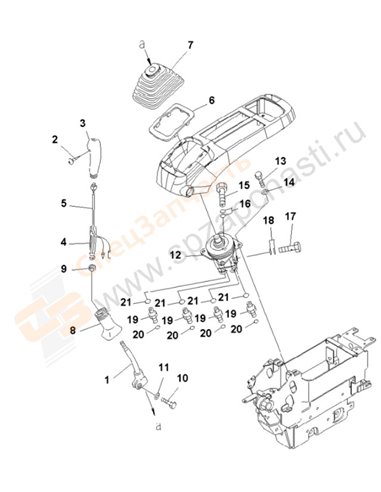 Fig. K1110-11a0 Floor Frane (Lever And Valve) (L.H.)(200001-250000)