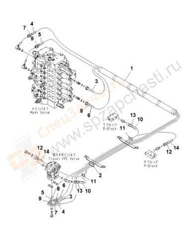 Fig. K1110-20a0 Floor Frame (Ppc) (1/2)(200001-250000)