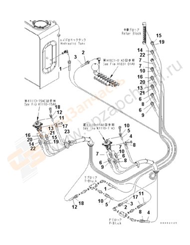 Fig. K1110-21a0 Floor Frame (Ppc) (2/2)(200001-250000)