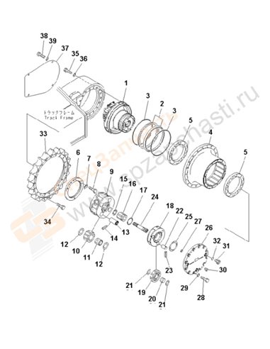 Fig. P1210-01a2 Final Drive (Cold Weather A Spec.)(202230-)